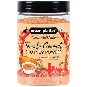 Urban Platter South Indian Style Instant Tomato Coconut Chutney Powder 200G / 7Oz [Nariyal Ki Chutney Just Add Water]