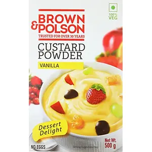 Brown Polson Brown & Polson Custard Powder (Vanilla) 500 Grams(Gm)