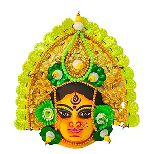 DHOKRA CRAFT| Devi Durga Chhau Mask Design | Handmade Durga Ma. | Decorative Showpiece & Wall Hanging