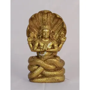 Patanjali Statue - Composite Stone Statue from Odisha 6 inch