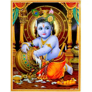 Lord Krishna as a Child (8in x 11in)