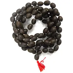 Kamal Gutta (Lotus Seed) Beads/MALA (108 Beads) Japa Mala Rosary Beads Pooja Beads