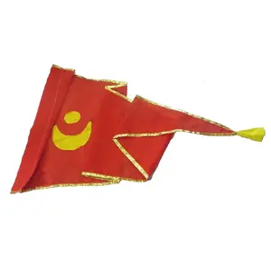 Char-Dham Puri Lord Jagannath Temple Patitapabana Flag/ Dhwaja/ Pataka (as fresh as offered) (Red)
