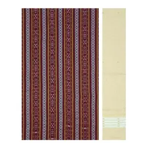 SAMBALPURI BANDHA CRAFT sambalpuri cotton dress material set(Triditional design in maroon color base)