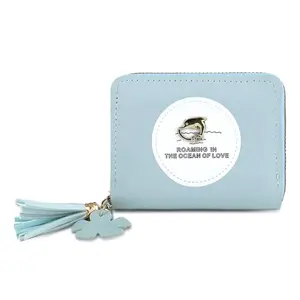 NFI essentials Small Women Wallet Coin Purse ID Card Holder with Zipper Pocket Ladies Wallet Mini Purse Wallet for Women