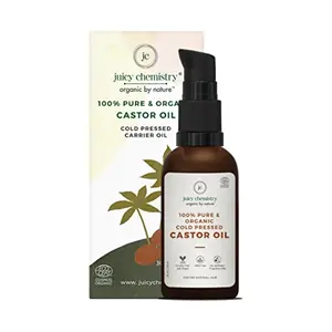 Juicy Chemistry - Certified Organic & 100% Natural Carrier Oil w/Castor Oil for Radiant Skin & Hair Conditioning (30ml)