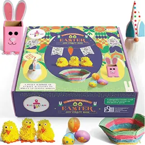 Kalakaram Easter Joy Craft Activity Kit for Kids Celebrate and Craft Your Own Easter Day Make 5 Easter Crafts from This Kit Gift for Kids Girls and Boys Activity Kit for Children