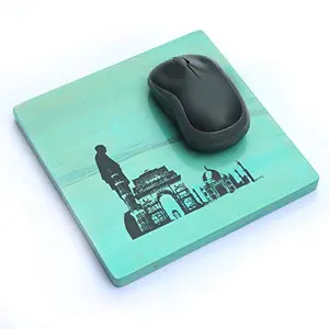 IVEI India Wooden Mouse Pad - Souvenir/Gift/Desk Organise/Mouse mat