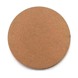 IVEI MDF DIY Coasters Wood Sheet Craft -MDF Plain Wooden Coasters Round Shaped Blank Cutouts for Painting Wooden Sheet Craft Decoupage Resin Art Work & Decoration - Set of 12 (3.53.5 0.25 Each)