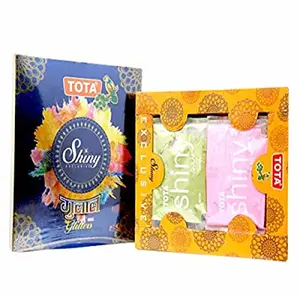 TOTA Shiny Gulal 10 Different Holi Colours with Glitters | Natural and Herbal Holi Color Powder Gift Pack 400 Gm