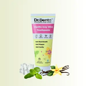 Dr.Dento Vanilla Icey Mint Toothpaste 125gm