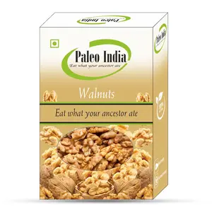 Paleo India 500gm California Walnut Kernals|Akhrot Giri| Walnut Kernels Half| Walnuts Without Shell| Walnut Giri |Dry Fruits