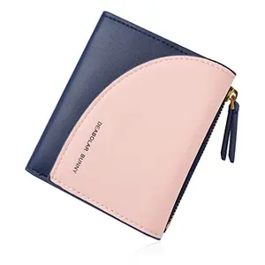PALAYÂ® Small Wallets for Women CHAOFANXI Tassels PU Leather Coins Zipper Pocket Purse for Girls with Rabbit-Shaped Metal Tassels Pendant Purse (Pink1)