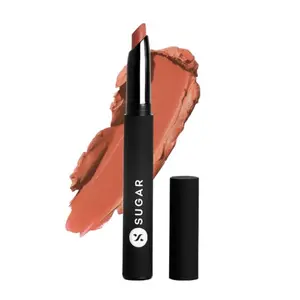 SUGAR Cosmetics Matte Attack Transferproof Lipstick - 10 Depeach Mode (Peach) Peach 2 g Moisturiser Long Lasting Matte Finish