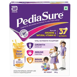 PediaSure Health and Nutrition Drink Powder for kids (Kesar Badam) -200 gm