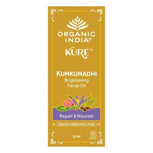 Organic India Kure Kumkumadi Brightening Facial Oil -25 ml