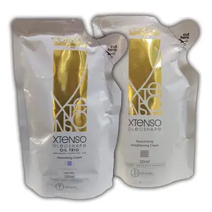 L'Oreal Paris X-Tenso Oleoshape Smoothing and Neutralizing Straightening Hair Cream -125 ml + 125 ml - Pack of 1