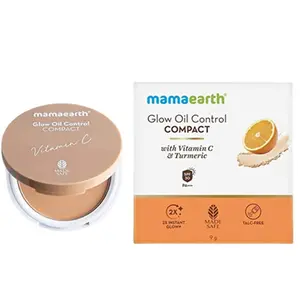 Mamaearth Glow Oil Control Compact With SPF 30 (Nude Glow) -9 gm