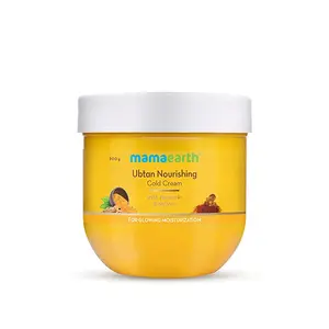 Mamaearth Ubtan Nourishing Cold Cream with Turmeric & Saffron -100 gm
