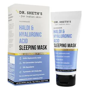 Dr. Sheth's Haldi & Hyaluronic Acid Sleeping Mask -40 gm