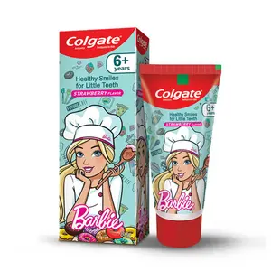 Colgate Kid's Barbie Anticavity Toothpaste - Strawberry Flavor -80 gm