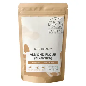 Ecotyl Almond Flour (Blanched) | Gluten Free | Keto Friendly | 200g 