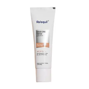 Re'equil Sheer Zinc Tinted Mineral Sunscreen SPF 50 PA+++ -50 gm