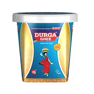 Durga Ghee (Buffalo) 1 Litre Jar (910 Grams) - Pure and Delicious Buffalo Ghee