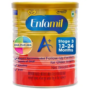 Enfamil A+ Follow Up Formula (12 to 24 Months)for Infants Stage 3 -400 gm