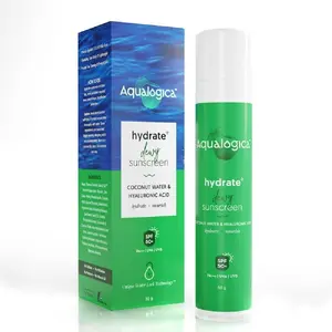 Aqualogica Hydrate+ Sunscreen with Coconut water & Hyaluronic Acid -50 gm