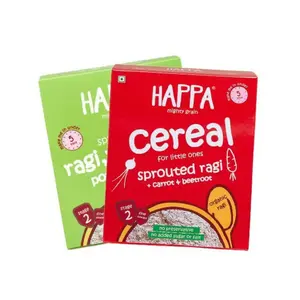 Happa Organic Porridge (Ragi, Carrot Beetroot + Ragi-Ragi) Combo -Combo