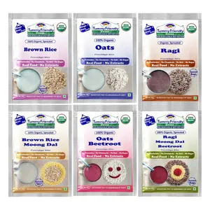 TummyFriendly Foods Stage1, Stage2 Porridge Mixes - Trial Packs Combo -Combo