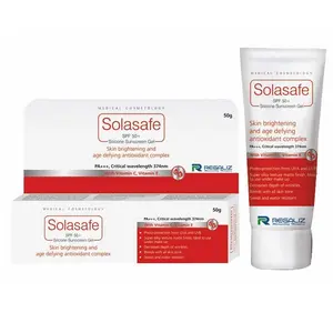 Regaliz Solasafe SPF 50+ Silicone Sunscreen Gel -50 gm