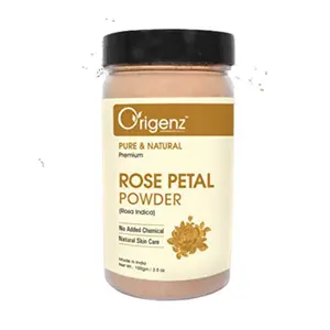 Origenz Pure & Natural Rose Petals Powder -100 gm