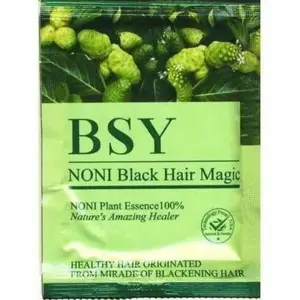Noni Black Hair Magic Shampoo Pack of 3 (Black), 20ml