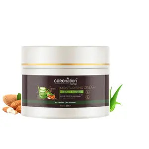 Coronation Herbal Aloevera and Vitamin E Moisturizing Cream -Pack of 1 - 200 ml