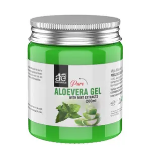 Ae Naturals Pure Aloevera Gel With Mint Extracts -200 ml