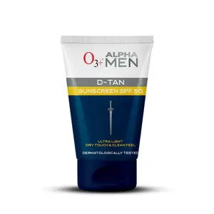 Professional O3+ Alpha Men D-Tan Sunscreen SPF 50 -50 gm