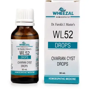 Wheezal Homeopathy WL-52 Ovarian Cyst Drops -30 ml
