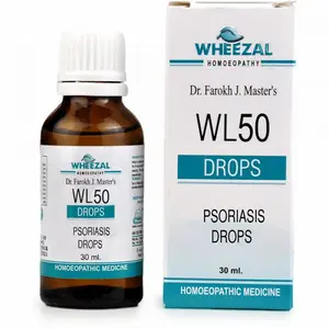 Wheezal Homeopathy WL-50 Psoriasis Drops -30 ml