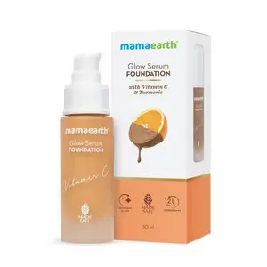 Mamaearth Glow Serum Foundation-Toffee Glow -30 ml