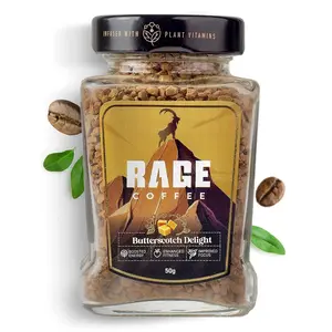Rage Coffee Butterscotch Delight Instant Coffee -50 gm