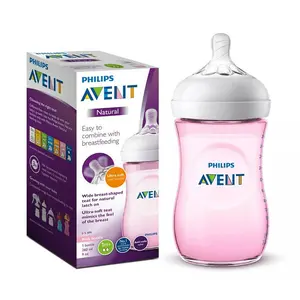 Philips Avent Natural 2. 0 Pink Feeding Bottle -260 ml