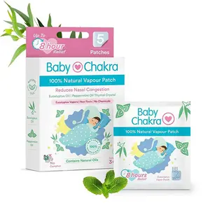 BabyChakra 100% Natural Vapour Patches for Babies -5 Patches - Pack of 1