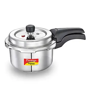 Prestige Svachh Deluxe Alpha 2.0 Litre Stainless Steel Outer Lid Pressure Cookers Silver