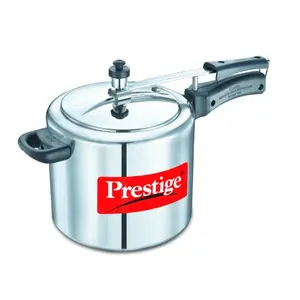 Prestige Nakshatra Plus Induction Base Aluminium Pressure Cooker 6.5 Litres