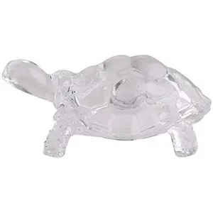 Vastu Crystal Tortoise Showpiece (8 cm x 5 cm x 2 cm)