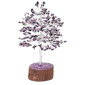 Vastu Crystal Tree Purple Colour - 300 Beads (7.5 x 7.5 x 19 cm)