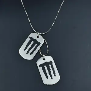 U.S. Military Style Dog Tag Style Scratch Pendant