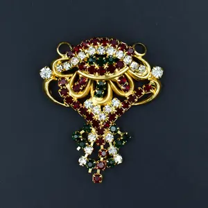 Gold Plated Tricolor Floral Style Tanmaniya Mangalsutra Art 6